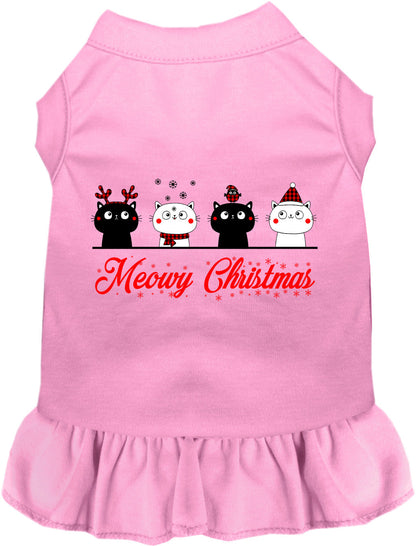 Meowy Christmas Pet Dress