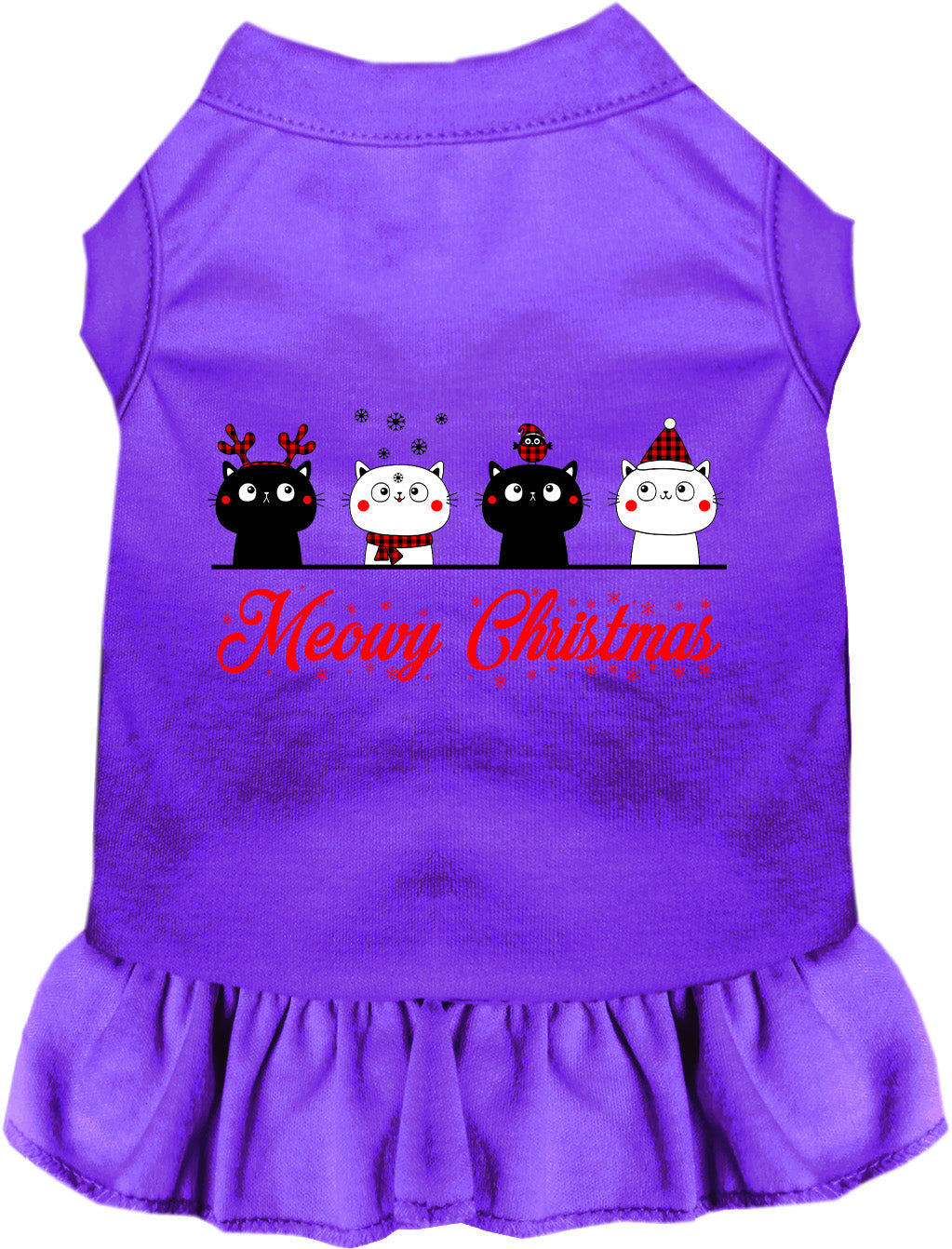 Meowy Christmas Pet Dress