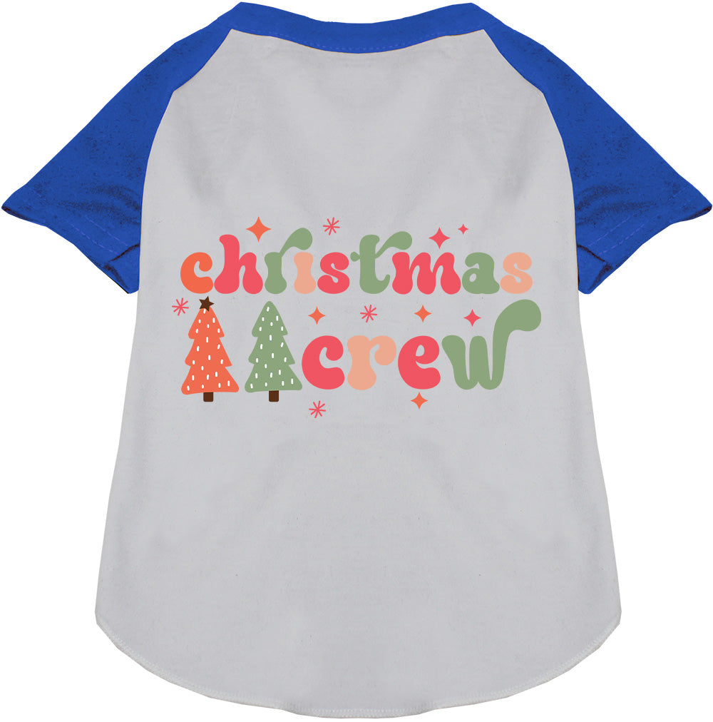 Cutesy Christmas Crew Pet Raglan Shirt