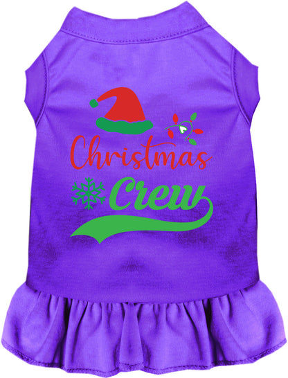 Traditional Christmas Crew Pet Dress