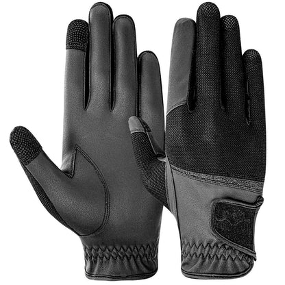 Equine Couture Aerocool Touch Screen Riding Gloves with Glitter