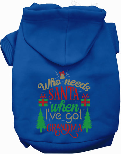 I've Got Grandma! Christmas Pet Hoodie