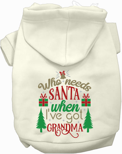 I've Got Grandma! Christmas Pet Hoodie