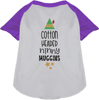 Cotton Headed Ninny Muggins Pet Raglan Shirt
