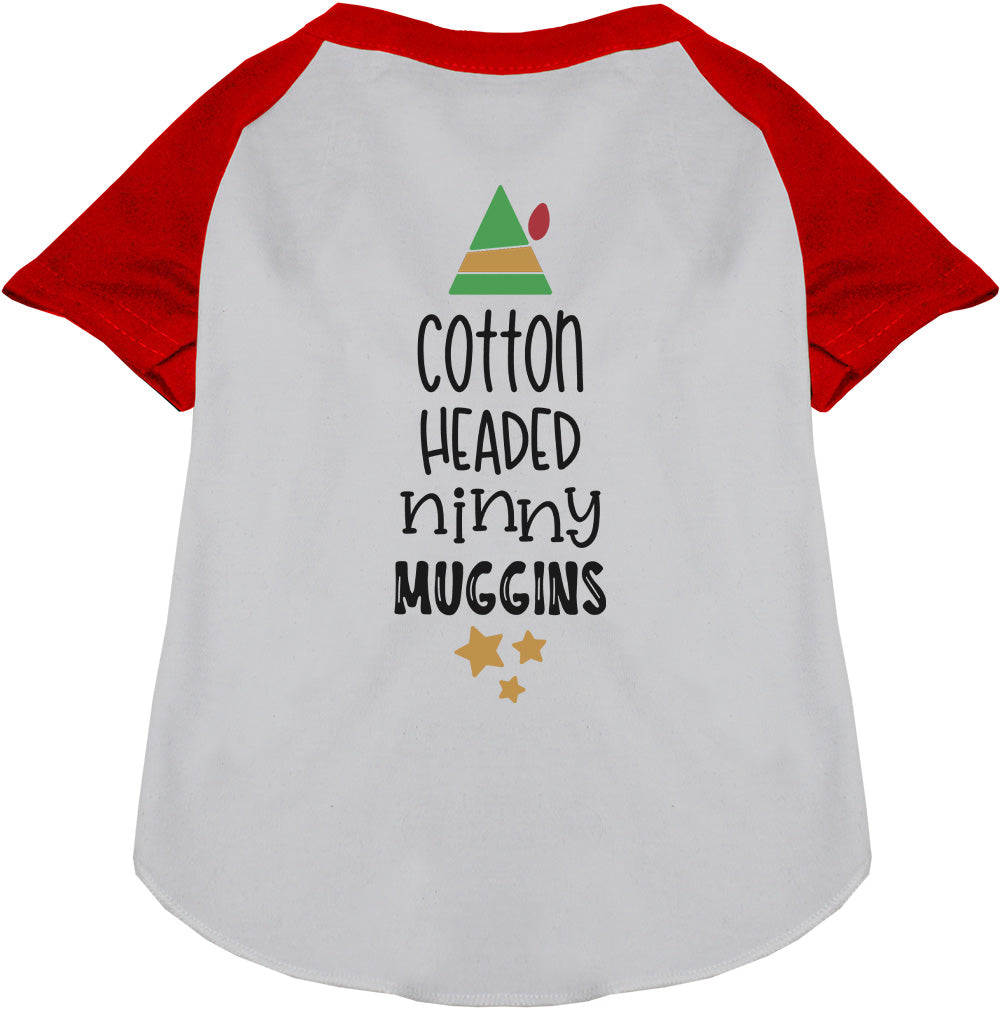 Cotton Headed Ninny Muggins Pet Raglan Shirt
