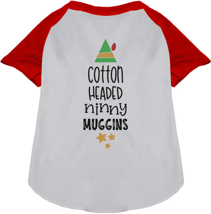 Cotton Headed Ninny Muggins Pet Raglan Shirt