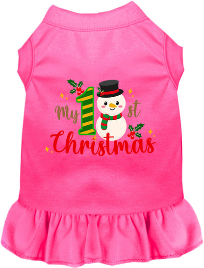 My 1st Christmas Pet Dress