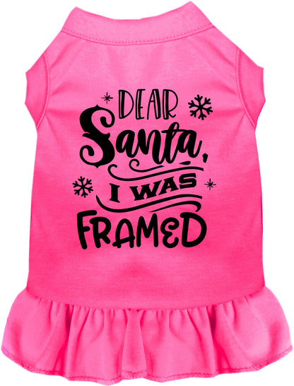 I was Framed! Christmas Pet Dress