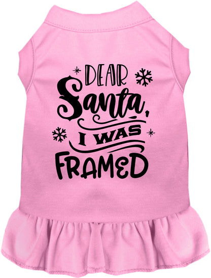 I was Framed! Christmas Pet Dress