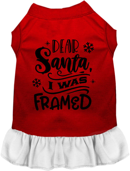 I was Framed! Christmas Pet Dress