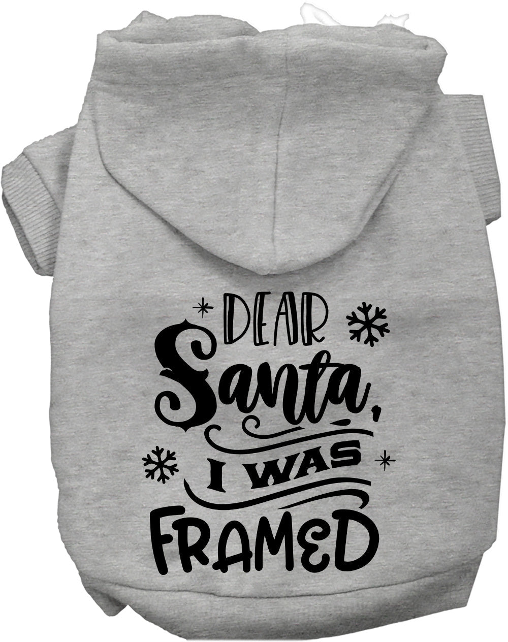 I was Framed Christmas Pet Hoodie