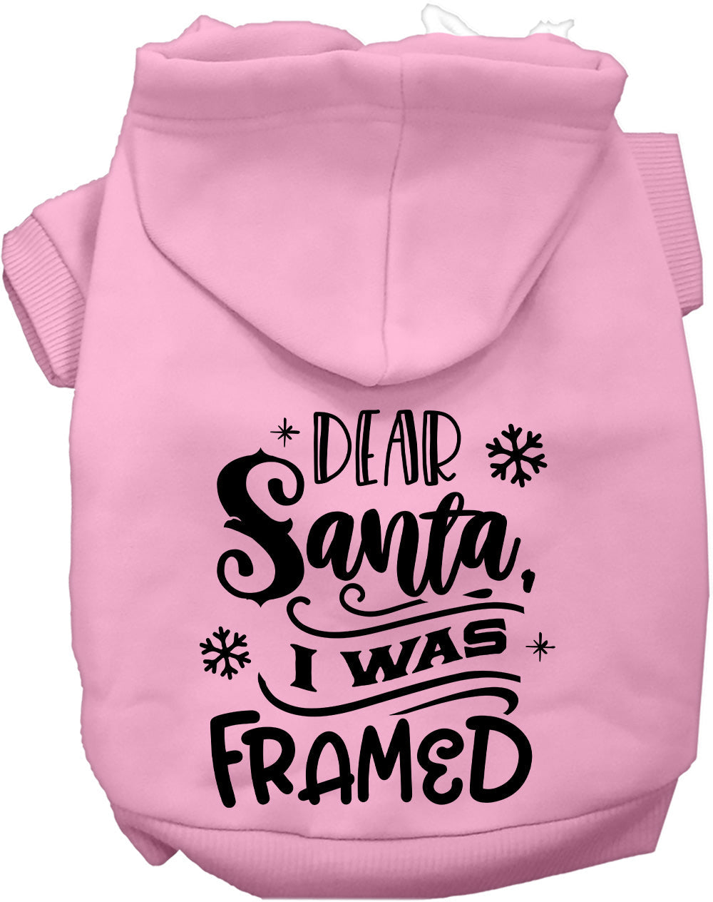 I was Framed Christmas Pet Hoodie