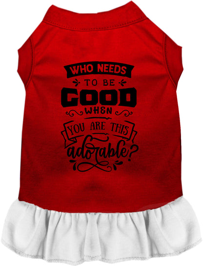 Who Needs to be Good? Pet Dress