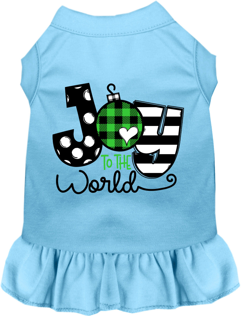 Joy to the World Christmas Pet Dress