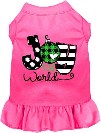 Joy to the World Christmas Pet Dress