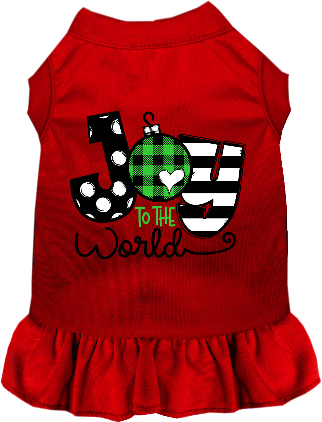 Joy to the World Christmas Pet Dress