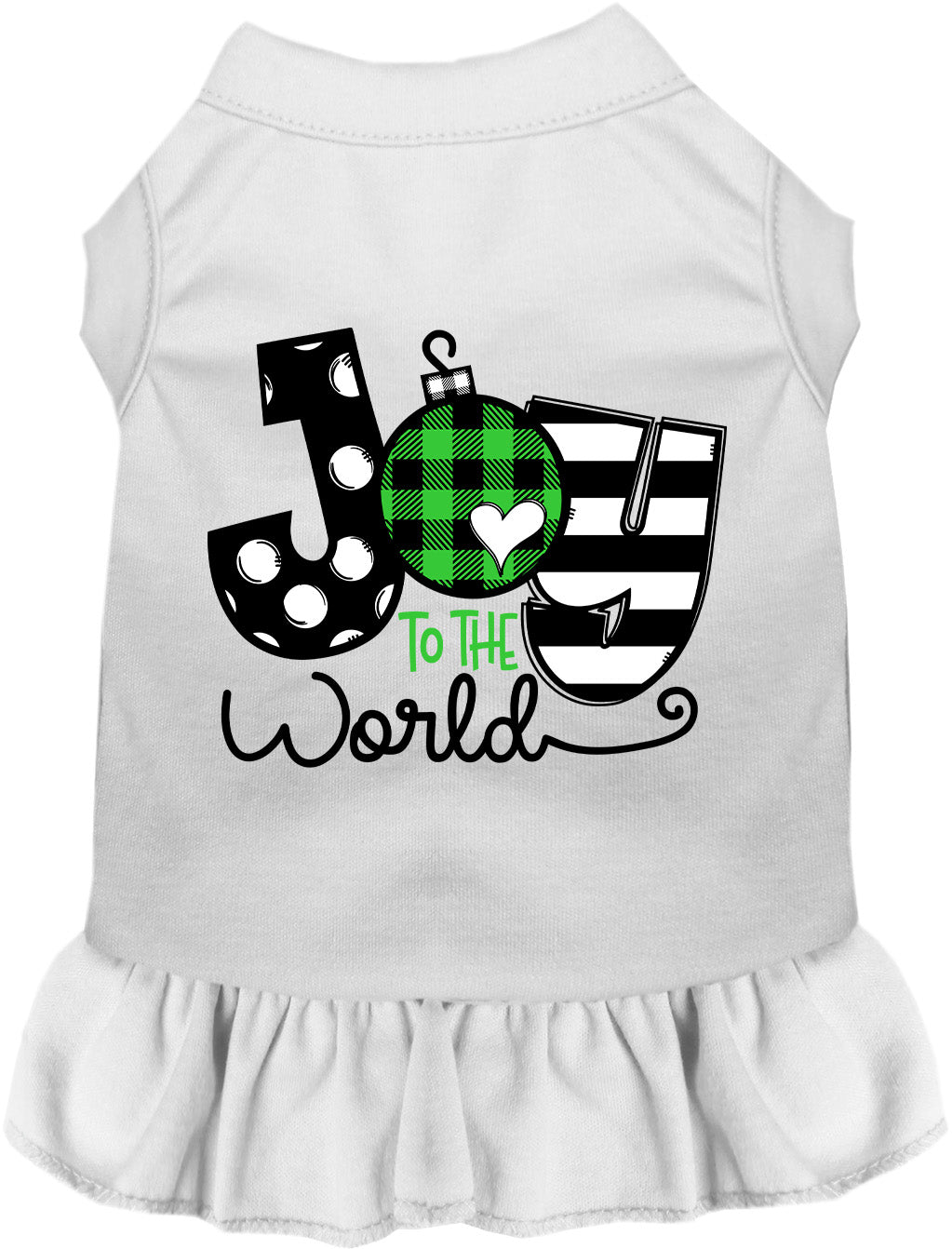 Joy to the World Christmas Pet Dress
