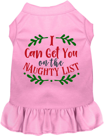 Can Get You on the List Christmas Pet Dress