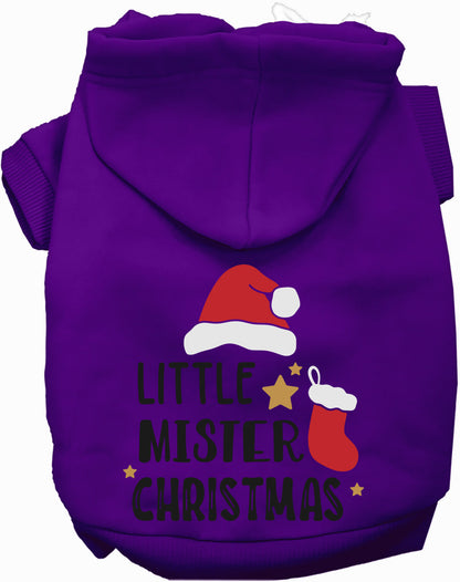 Little Mister Christmas Pet Hoodie