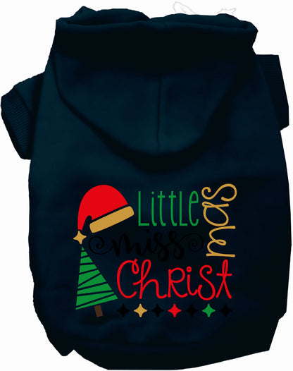Little Miss Christmas Pet Hoodie