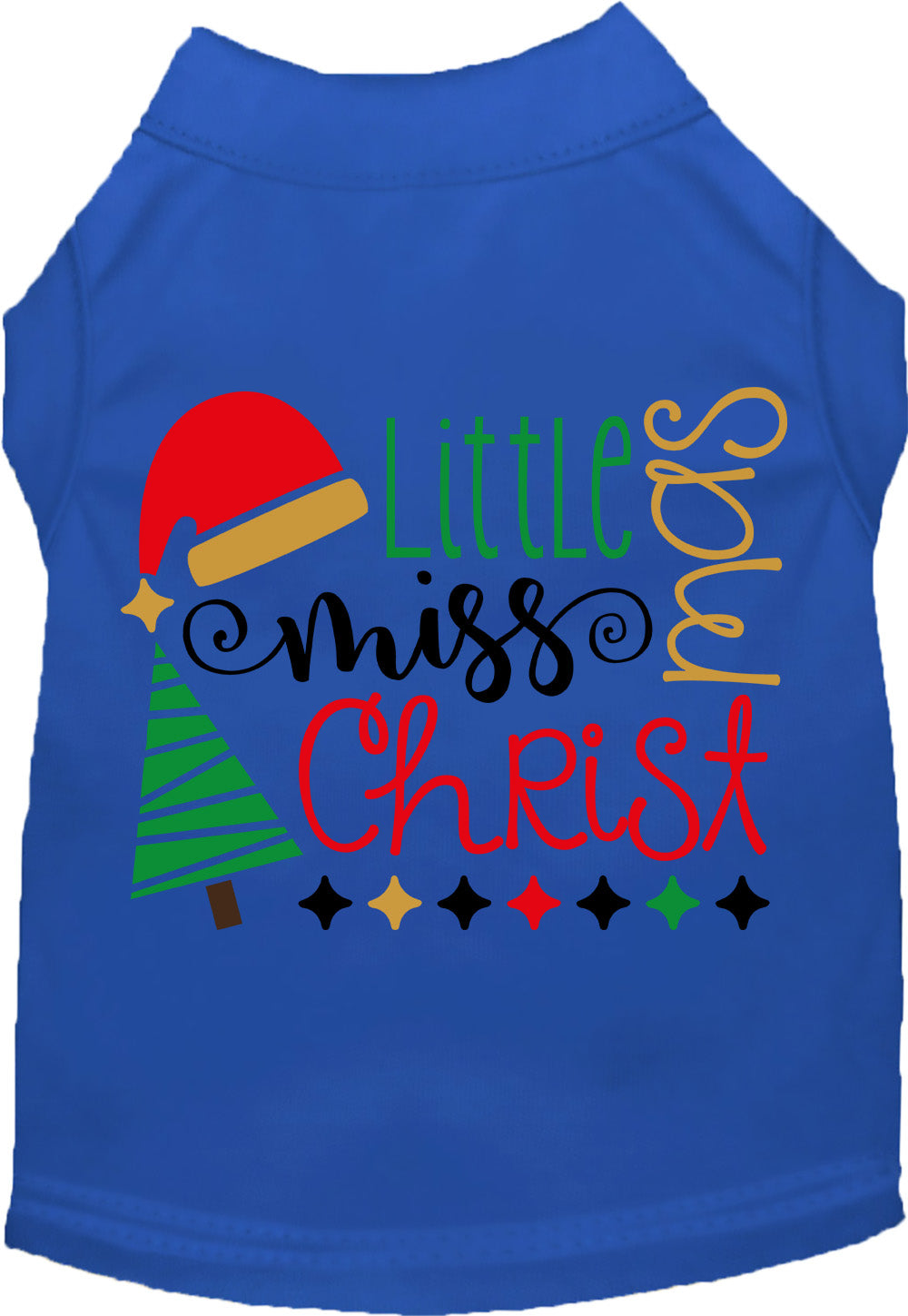 Little Miss Christmas Pet Shirt