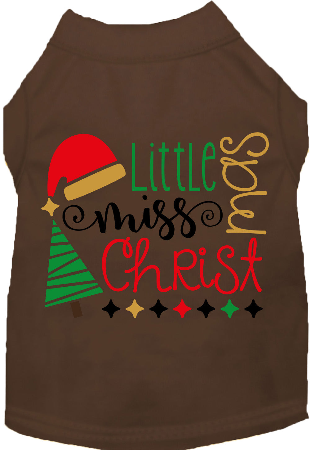 Little Miss Christmas Pet Shirt