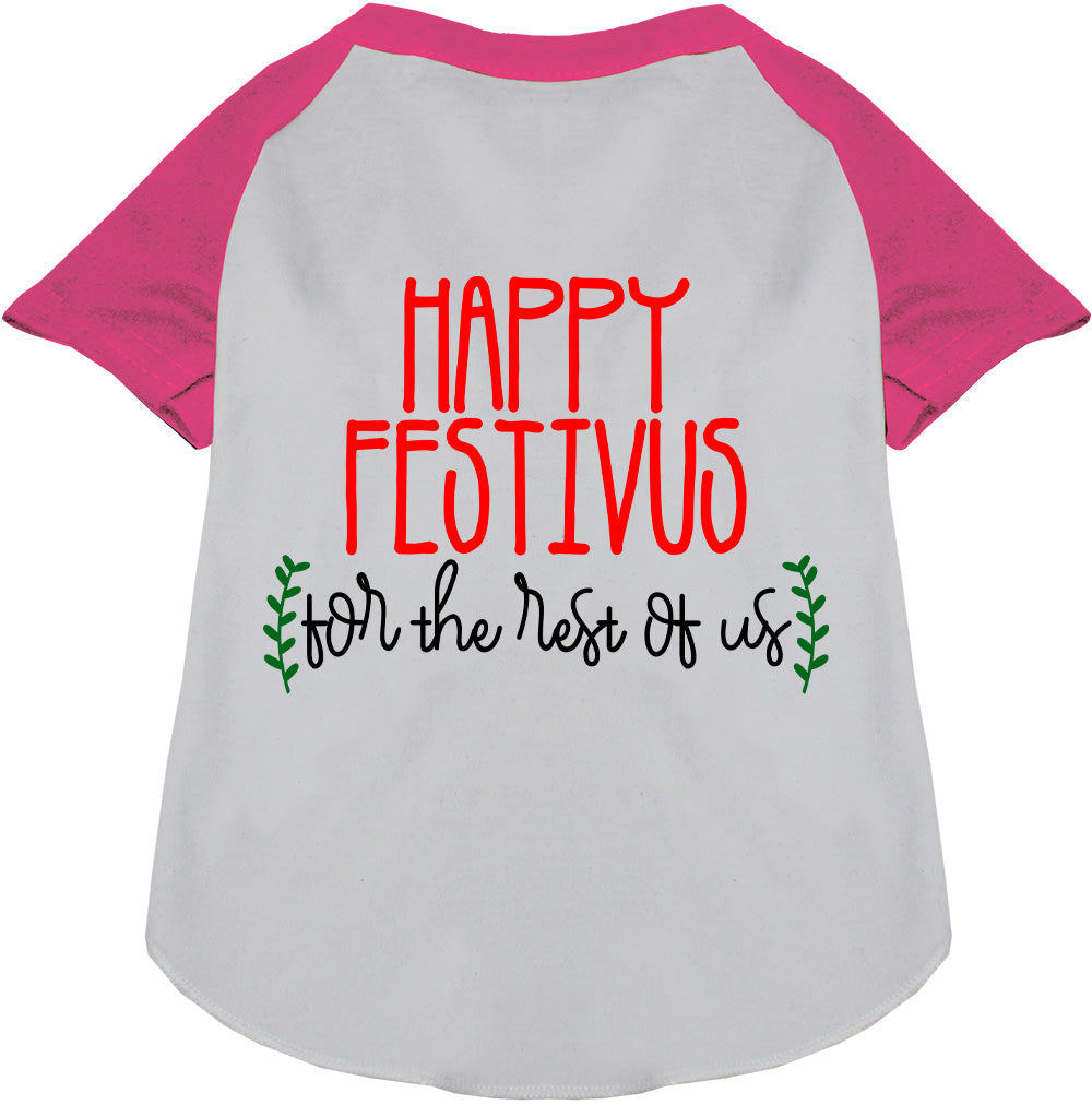 Happy Festivus Pet Raglan Shirt