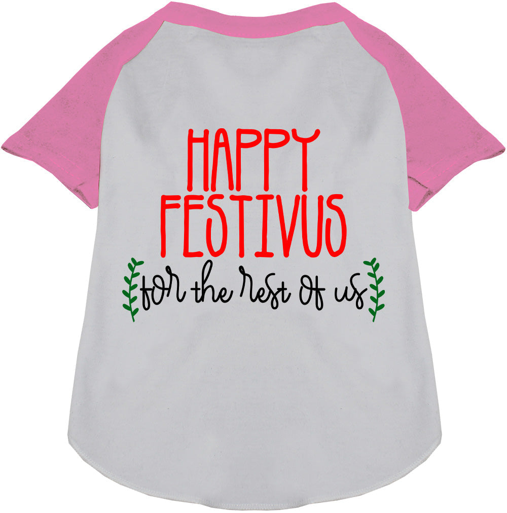 Happy Festivus Pet Raglan Shirt