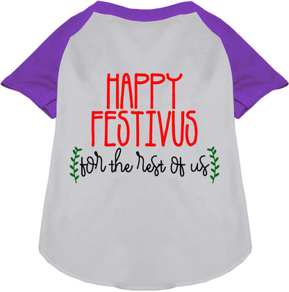 Happy Festivus Pet Raglan Shirt