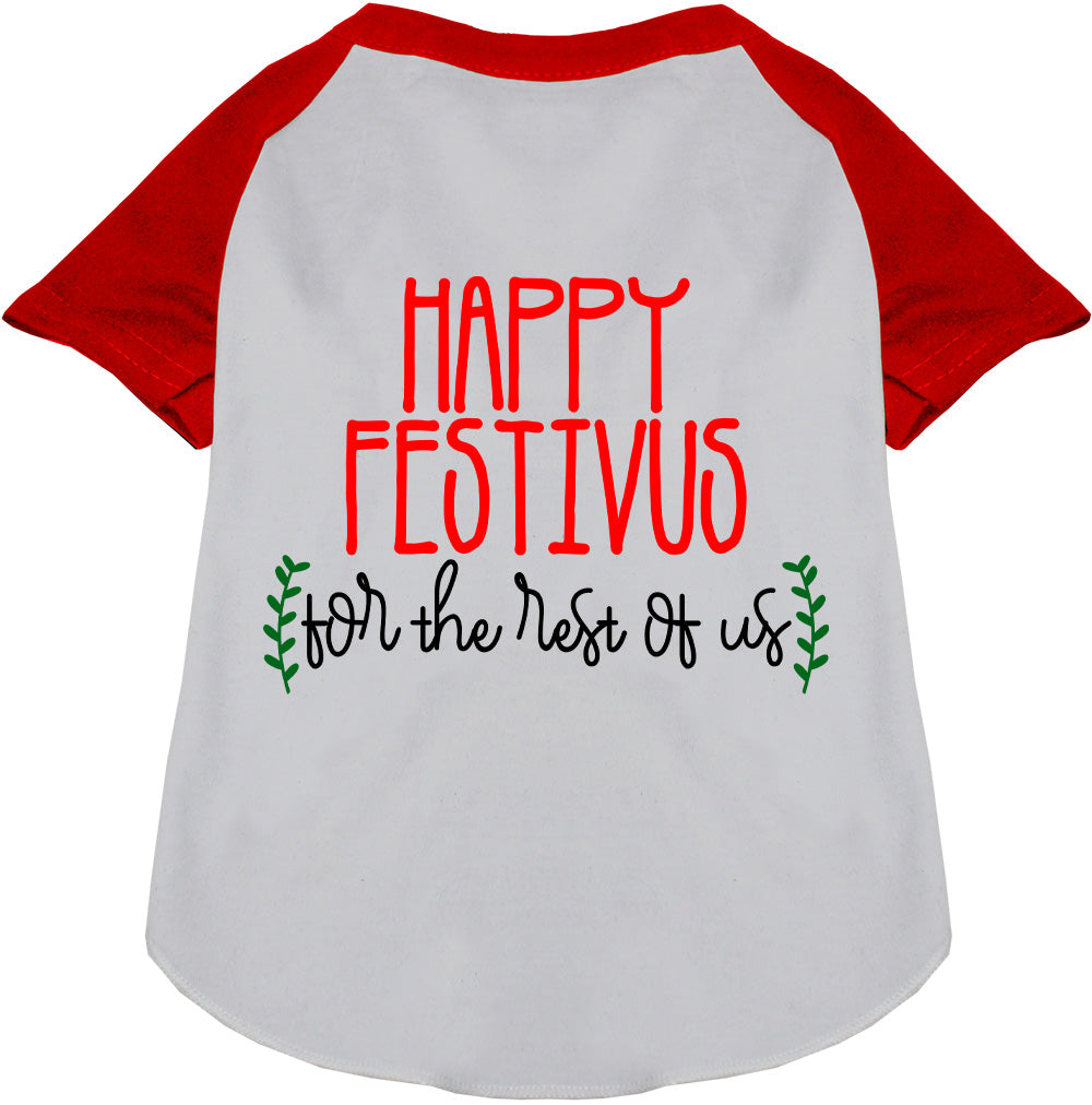 Happy Festivus Pet Raglan Shirt