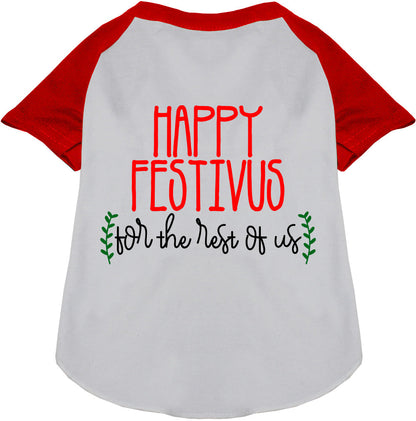 Happy Festivus Pet Raglan Shirt