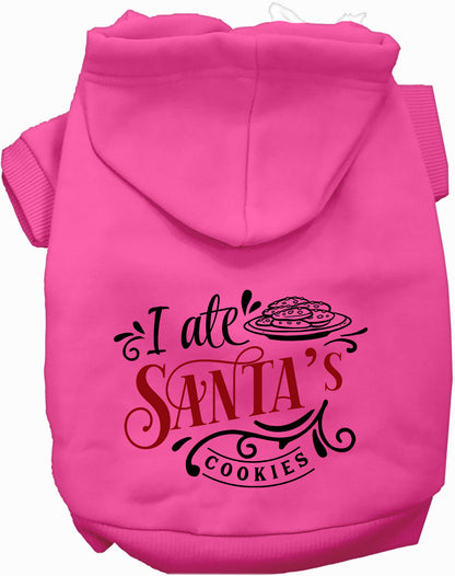 I Ate Santa's Cookies Pet Hoodie