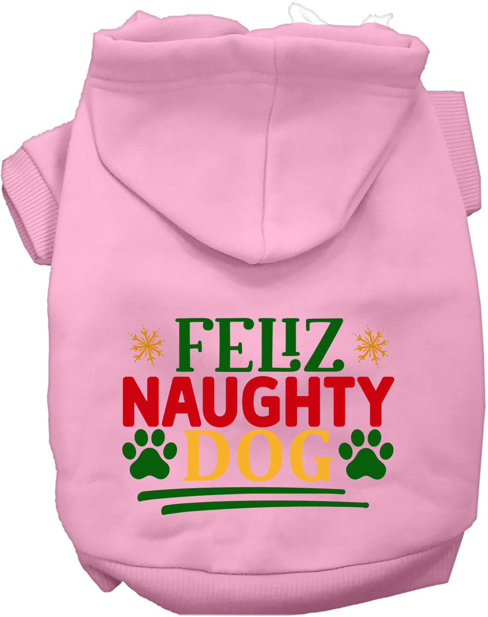 Feliz Naughty Dog Christmas Pet Hoodie