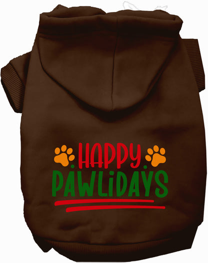 Happy Pawlidays Holiday Pet Hoodie