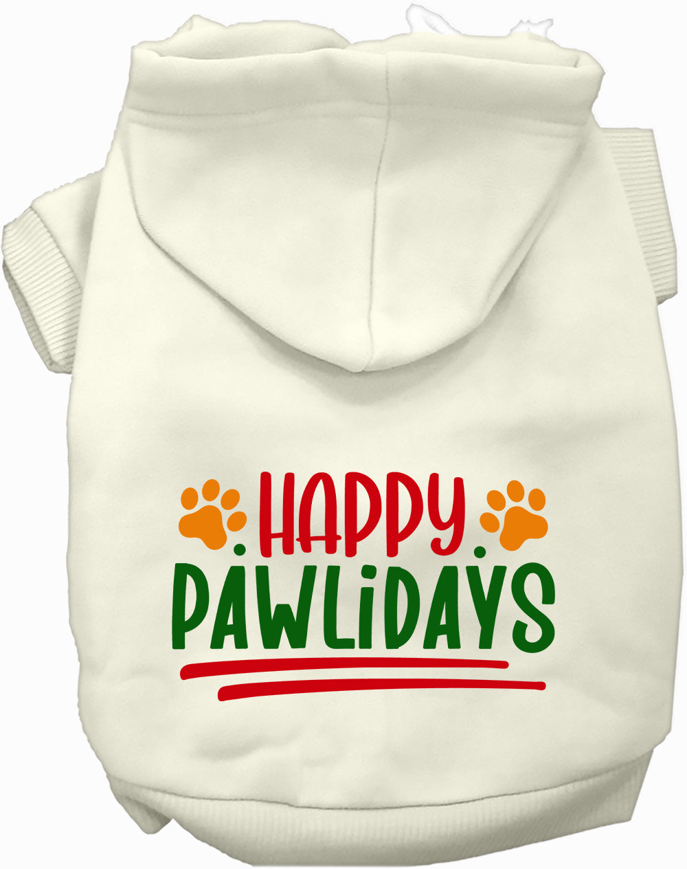 Happy Pawlidays Holiday Pet Hoodie