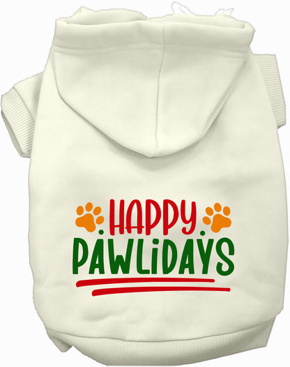 Happy Pawlidays Holiday Pet Hoodie