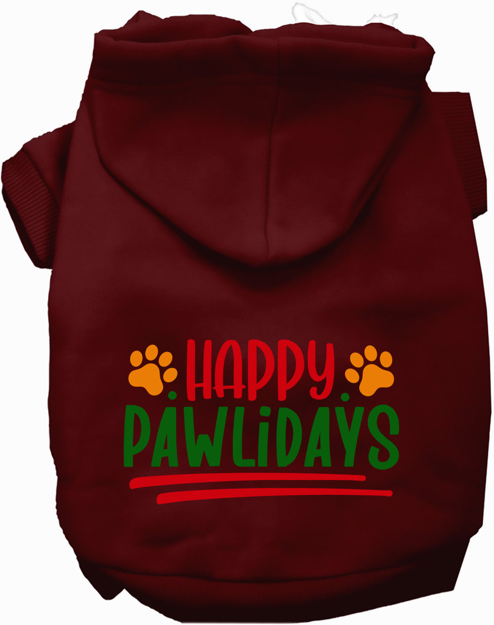 Happy Pawlidays Holiday Pet Hoodie