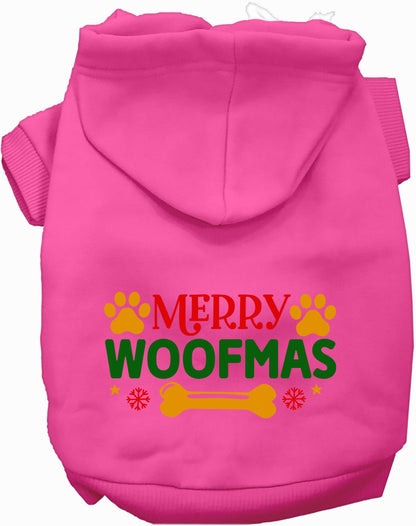 Merry Woofmas Christmas Pet Hoodie