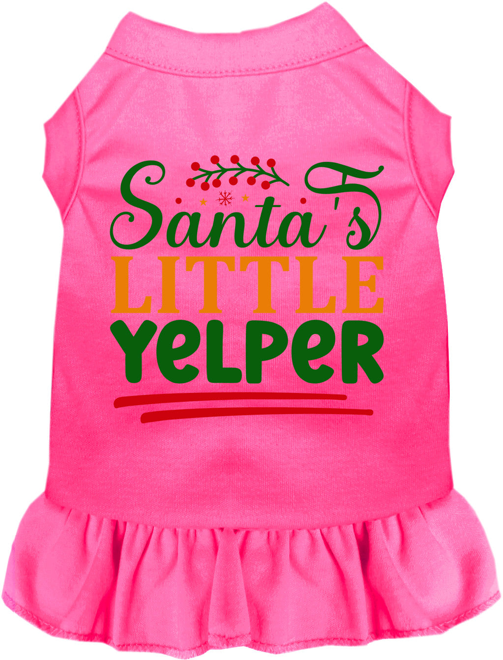 Santa's Little Yelper Pet Dress