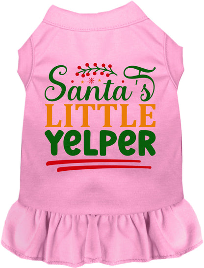 Santa's Little Yelper Pet Dress