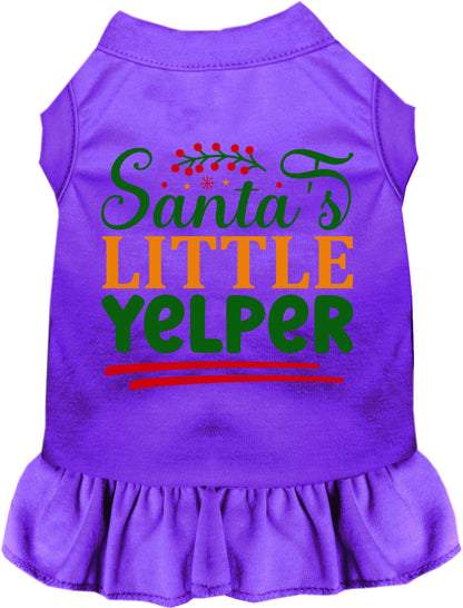 Santa's Little Yelper Pet Dress