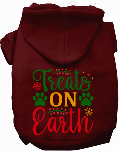 Treats on Earth Christmas Pet Hoodie