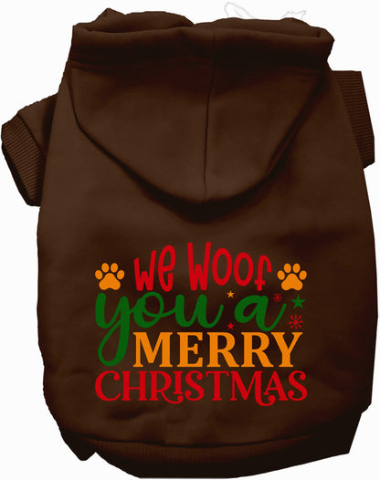 We Woof You a Merry Christmas Pet Hoodie