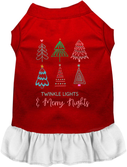 Twinkle Lights, Merry Nights Pet Dress