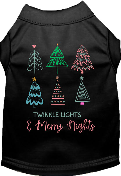 Twinkle Lights, Merry Nights Pet Shirt