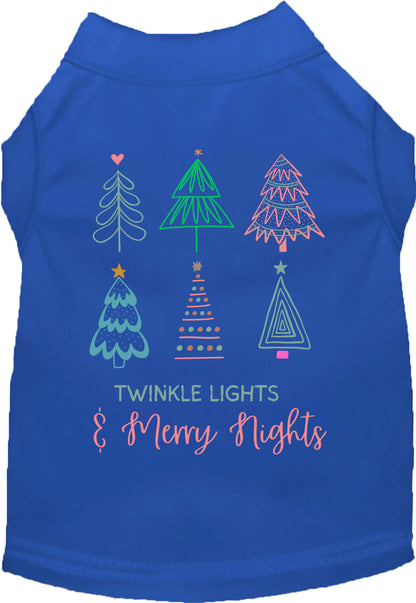 Twinkle Lights, Merry Nights Pet Shirt