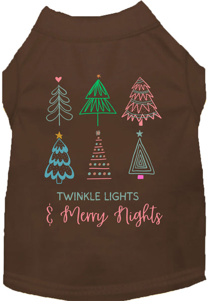 Twinkle Lights, Merry Nights Pet Shirt