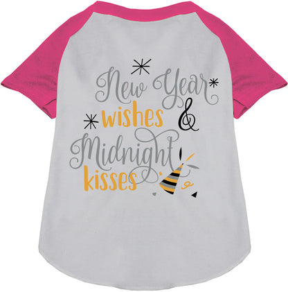 Midnight Kisses Pet Raglan Shirt