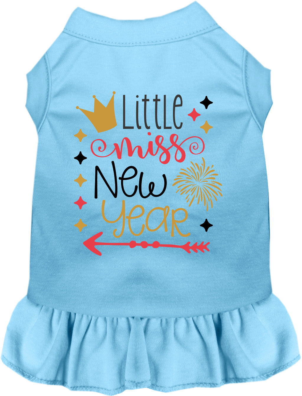 Little Miss New Year Pet Dress