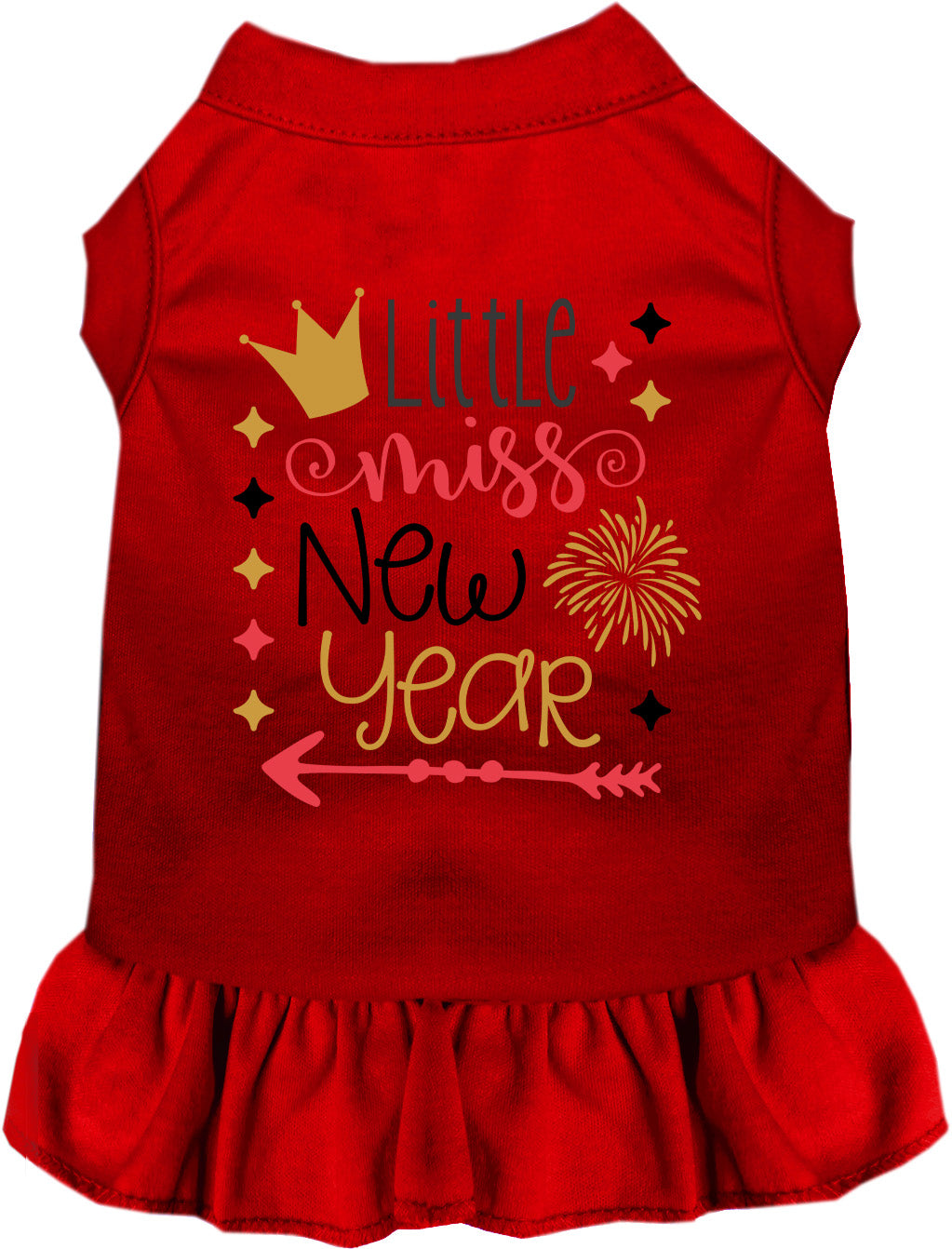 Little Miss New Year Pet Dress